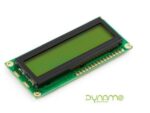 LCD alfanumérica 2x16 verde