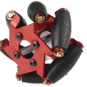 Omniwheel Mecano - Rueda Omnidireccional roja 54mm (unidad)
