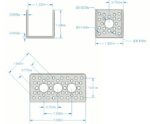 Canal De Aluminio Perforado de 7.62 Cm