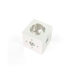 Cubo de aluminio de 3 cm x 3 cm