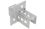 Soporte de canal de 90° perforado