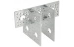 Soporte de canal plano perforado