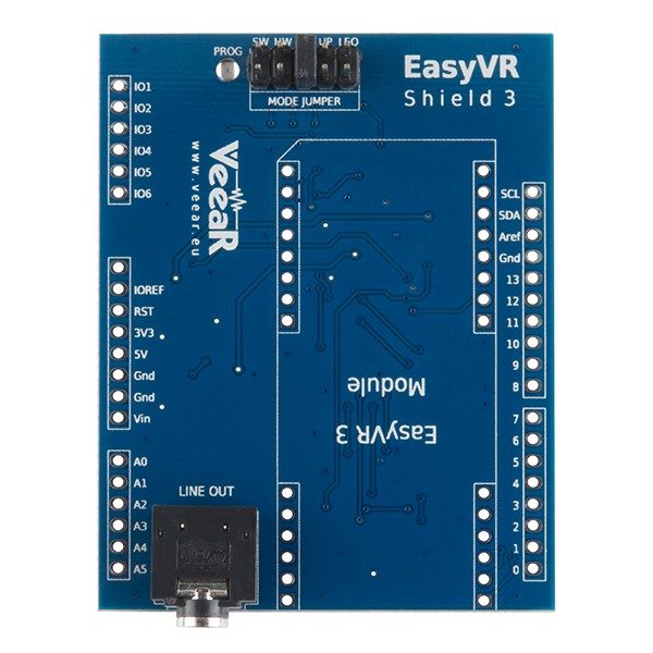 EasyVR Shield V.3 (Tarjeta de reconocimiento de voz)