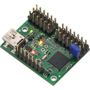 Controlador servos 12 canales USB (Micro Maestro)