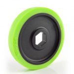 Rueda de 6 cm x 1 cm con eje hexagonal