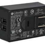 Adaptador de voltaje 5V/2Amp puerto dual USB