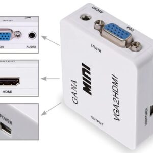 Conversor de VGA a HDMI (audio y video)