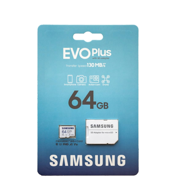 Memoria microSD 64Gb Samsung EVO PLUS 130MB/s - Image 1
