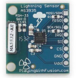 Sensor AS3935 detector de rayos y tormentas eléctrica