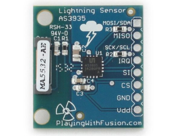 Sensor AS3935 detector de rayos y tormentas eléctrica