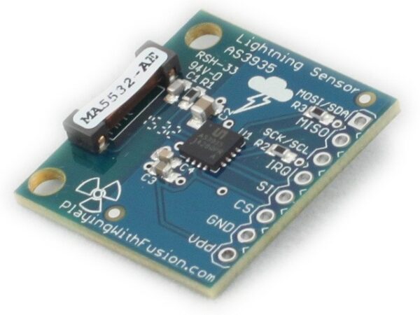Sensor AS3935 detector de rayos y tormentas eléctrica