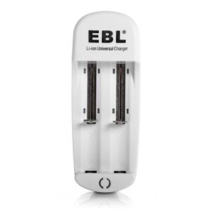 Cargador EBL para baterías Li-ion de tamaño 10440 a 18650