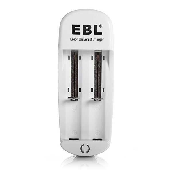 Cargador EBL para baterías Li-ion de tamaño 10440 a 18650