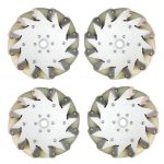 Ruedas Mecanum de 203mm (2 derechas, 2 izquierdas)