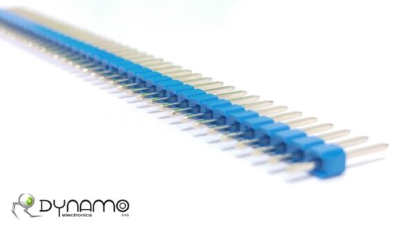 regleta 1x40 macho azul