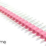 regleta 1x40 macho roja