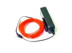 El wire cable de luz rojo