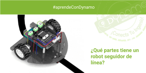 partes de un robot seguidor linea