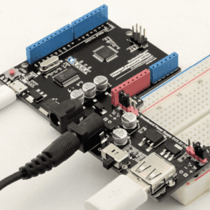 fuente-protoboard uso