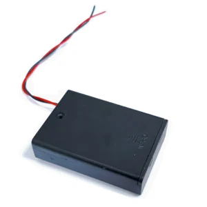 Porta baterías 3xAA con tapa y switch