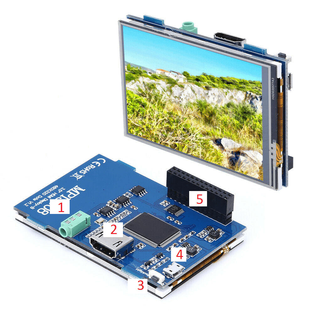 lcd partes raspberry