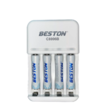 Cargador batería AA o AAA marca Beston incluye 4 batería AAA