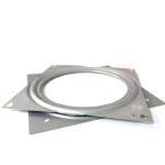 base giratoria grande 6"x 6" metálica