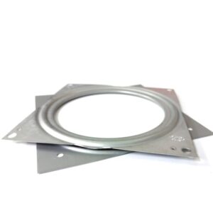 base giratoria grande 6"x 6" metálica