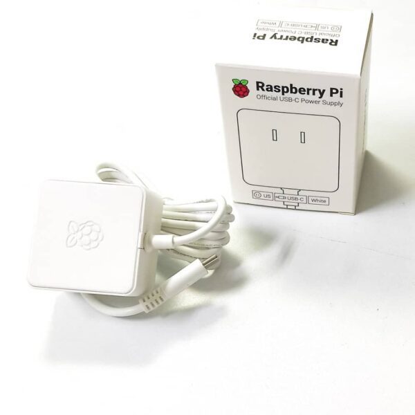 Adaptador 5Vdc 3A USB-C marca Raspberry Pi Ref Official USB-C Power Supply - Image 1