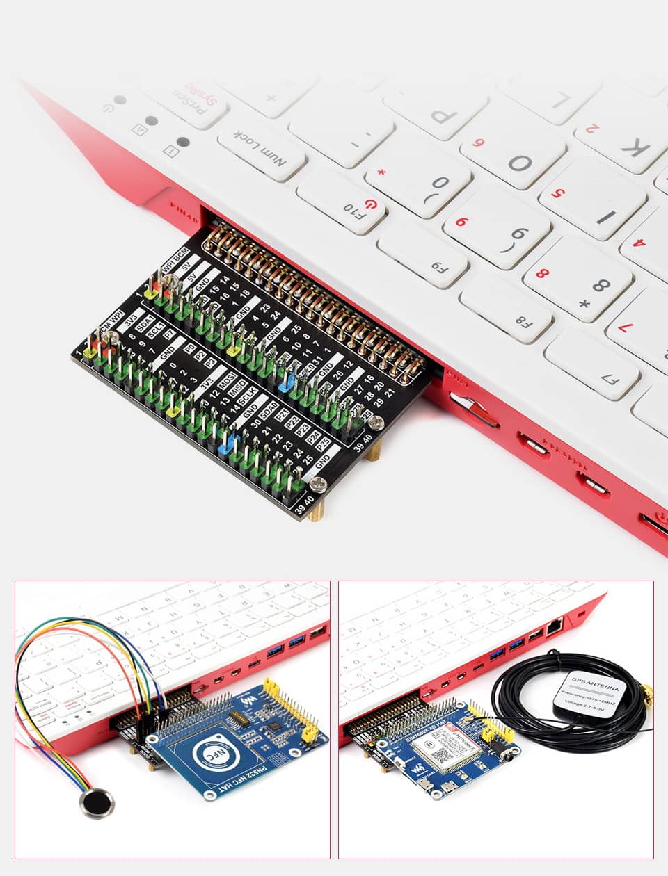 Aplicaciones Adaptador Rasperry PI 400