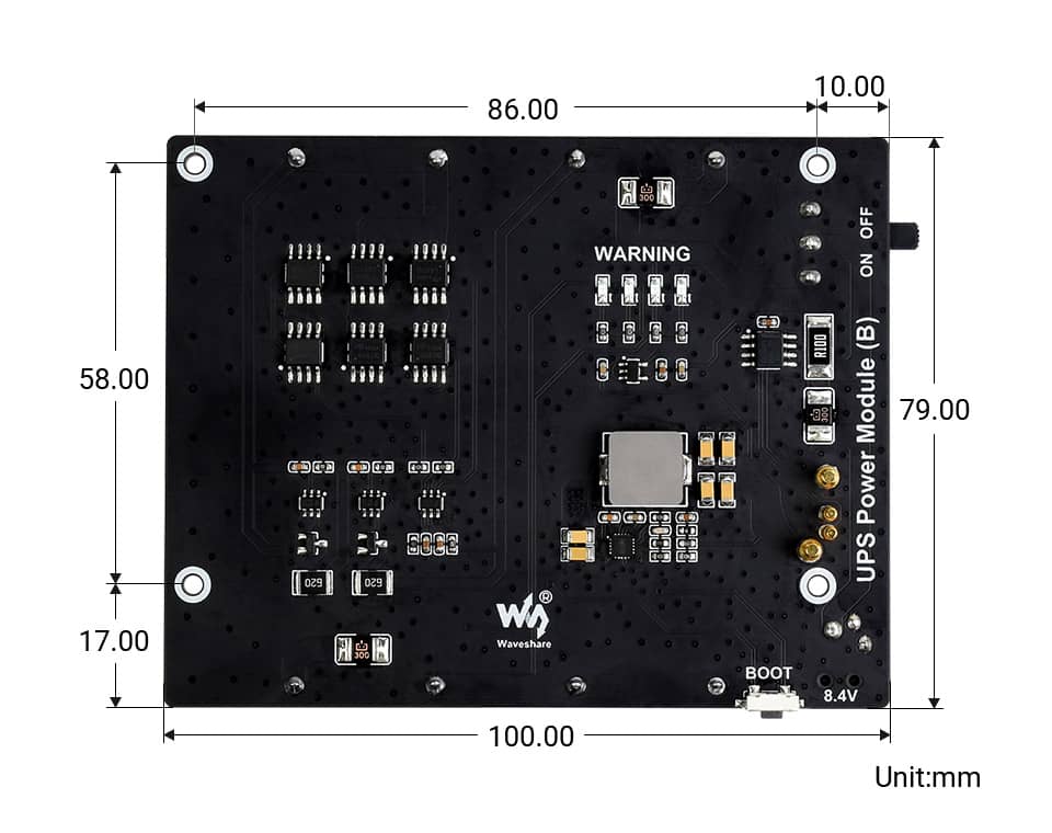 UPS para jetson nano dimensiones