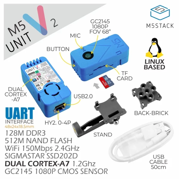 Camara visión artificial UNITV2 M5stack (Edge Computing) - Image 2