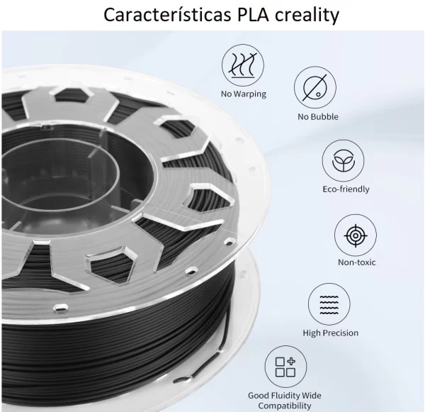 Filamento CR-PLA Blanco 1.75mm Creality - Image 2