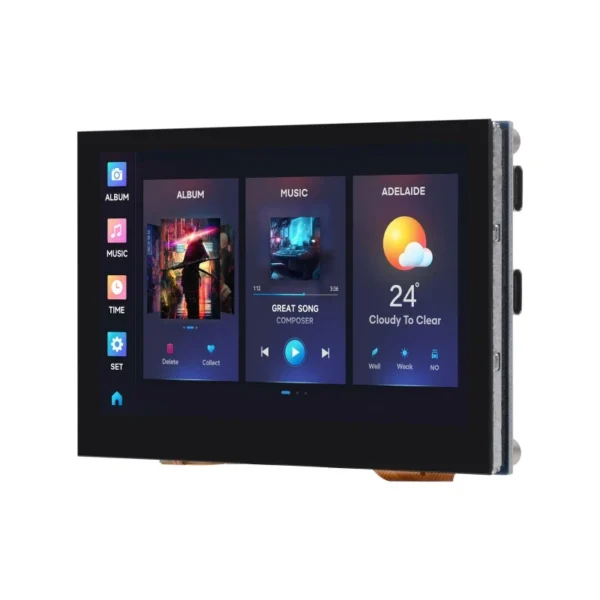 Pantalla táctil capacitiva 4.3 con ESP32-S3 Marca Waveshare - Image 1
