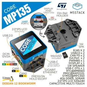 Controlador industrial Linux m5stack