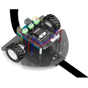 Dynabot II: Kit Robot seguidor de línea avanzado con Arduino